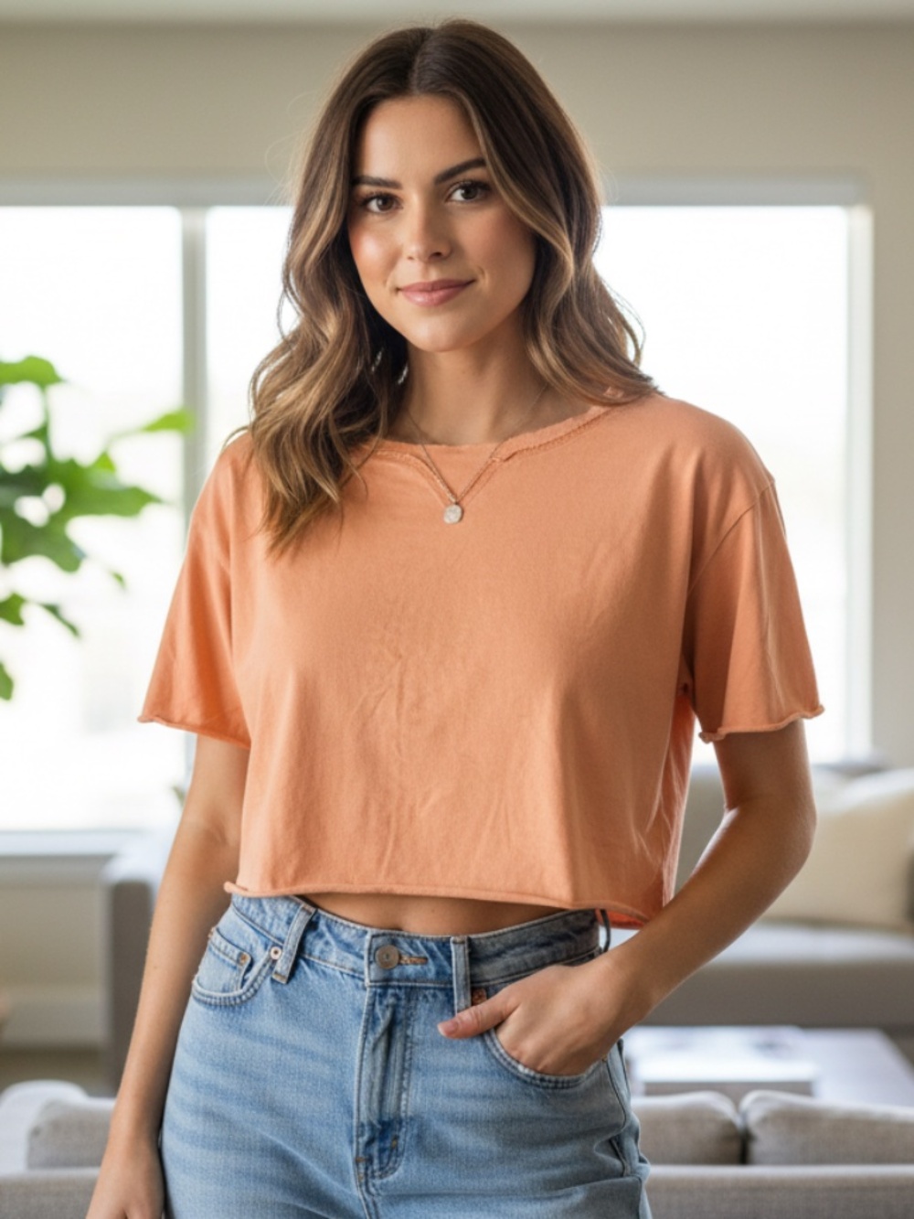 Offline by Aerie oversized rusty crop top m